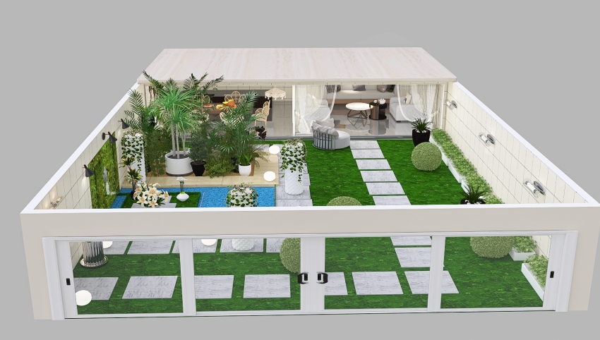 #HSDA2020Residential Outdoor Garden 3d design picture 294.13