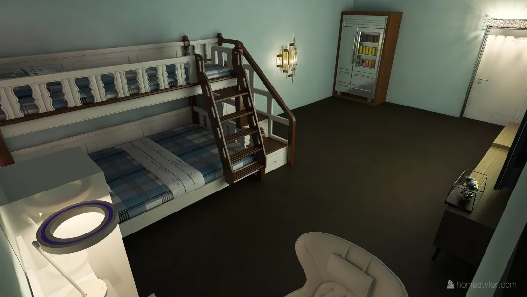 Noah's Bedroom 3d design renderings