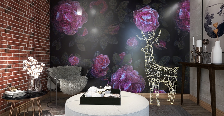 Zoe's house in the park Interior Design Render