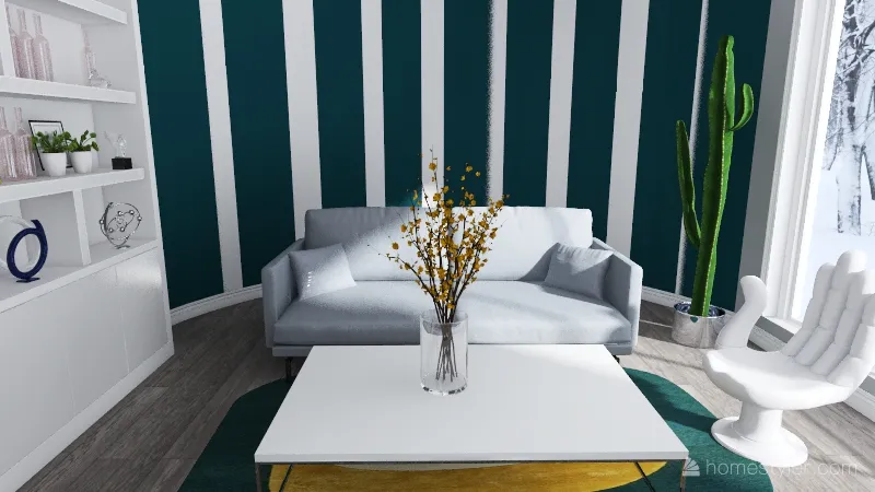 Living Room Design 3d design renderings
