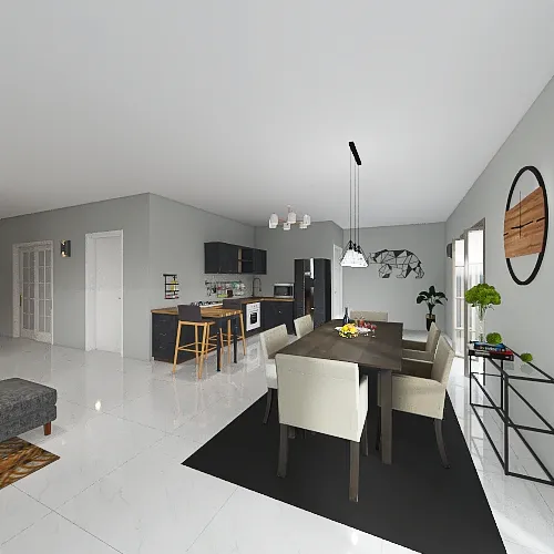 Soft apartment 3d design renderings