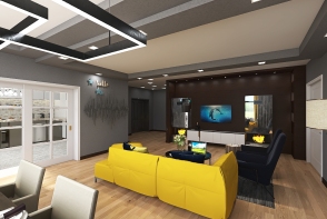 Project of Modern apartment Design Rendering