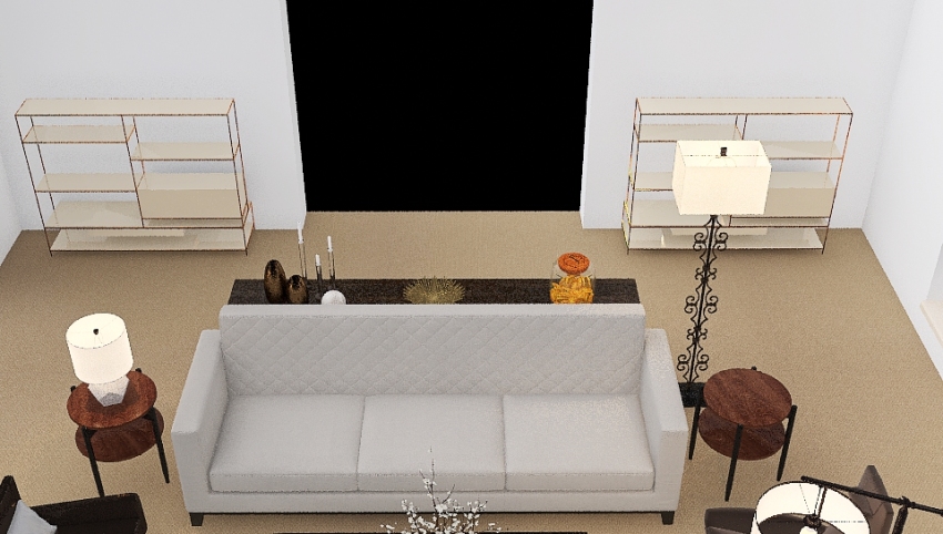 Dining Room and Living Room 3d design picture 94.99