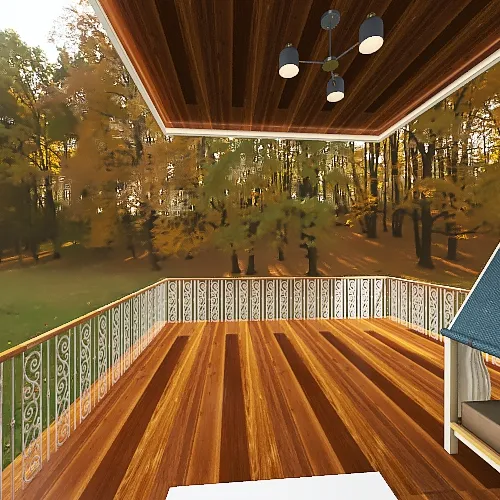 chic little house 3d design renderings