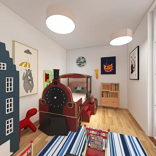 8 Person House 3d design renderings