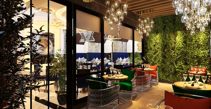 EL COMIDOR-INTERNATIONAL CUISINE RESTAURANT Interior Design Render