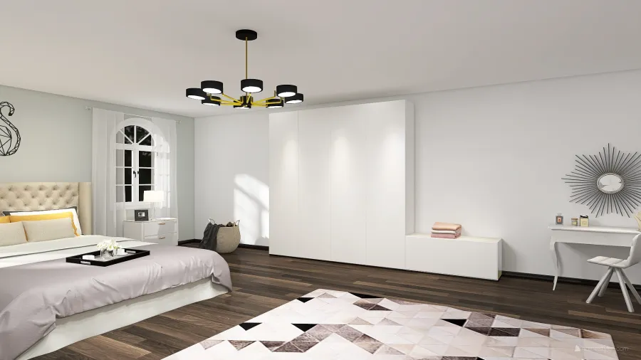 bedroom for young women 3d design renderings