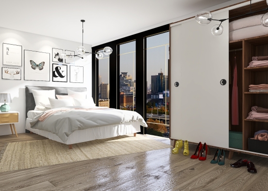 Elevated bedroom Design Rendering