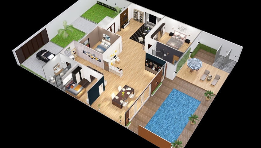 modern House 3d design picture 845.48