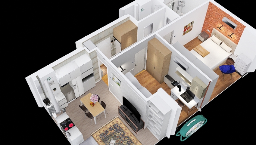 Apartment (new Homestyler version) 3d design picture 71.04