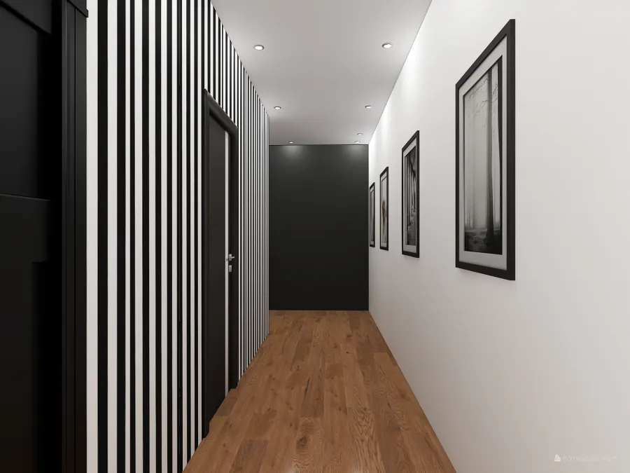 corridoio 3d design renderings