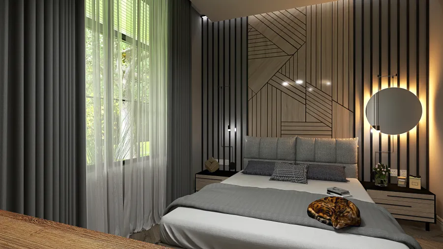 Guest bedroom 3d design renderings