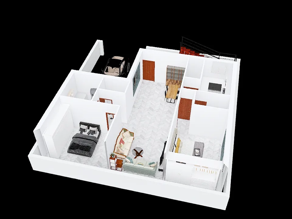 First Floor 3d design renderings