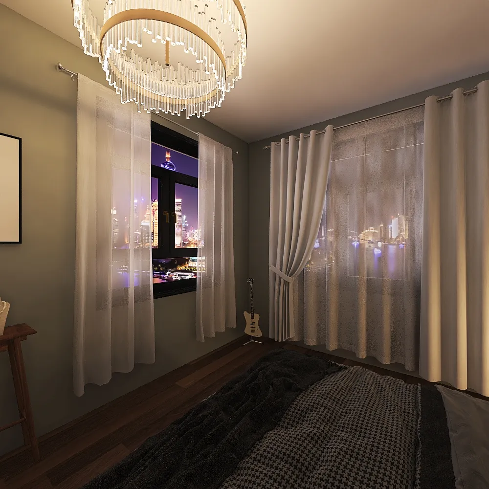 MasterBedroom 3d design renderings