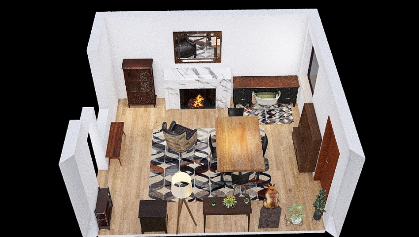 Dining Room/Office - Idea 3 3d design picture 26.09