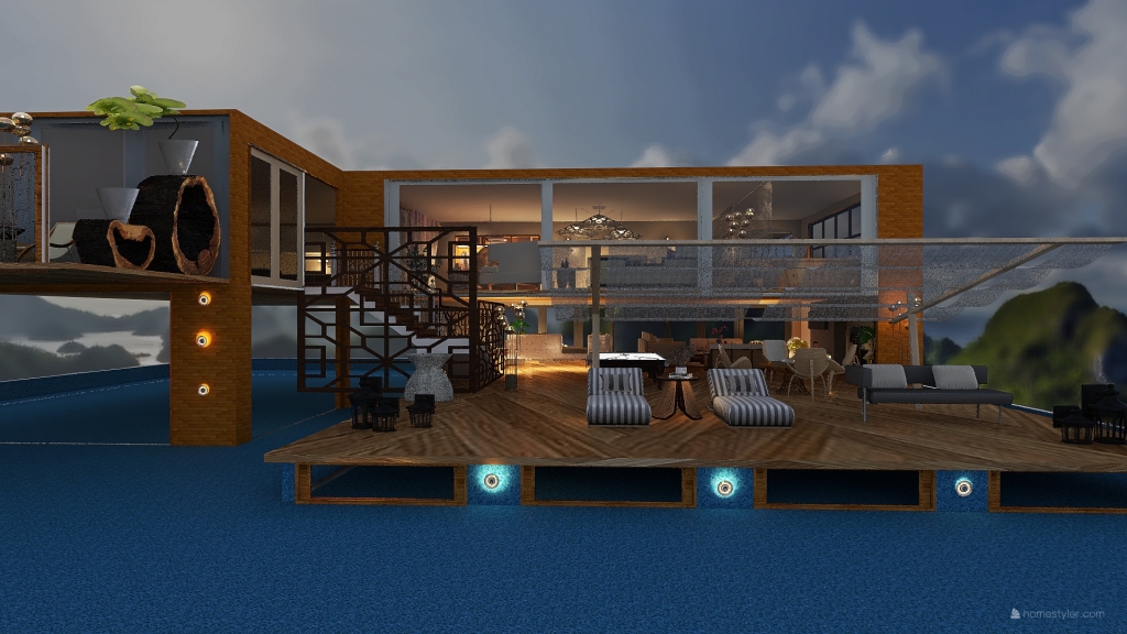 #HSDA2020Residential Paradise Resort 3d design renderings