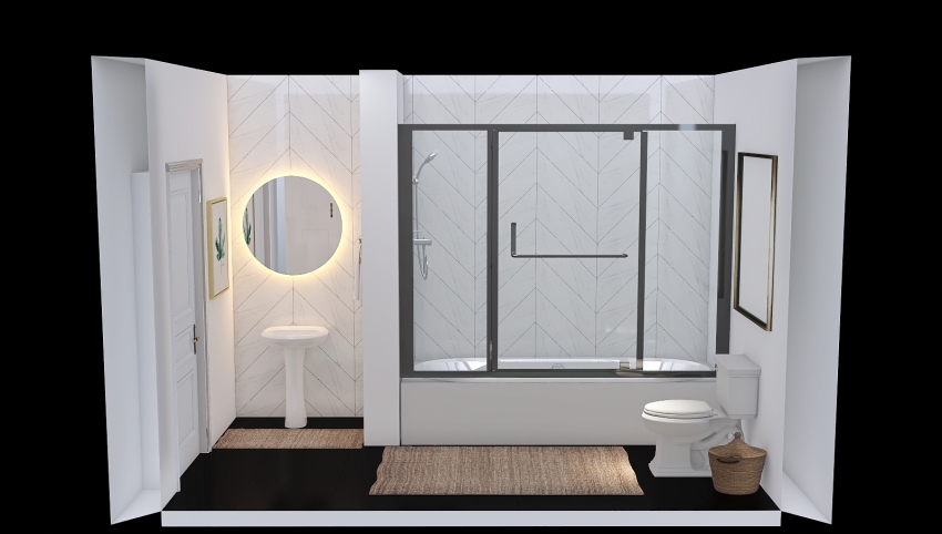 Downstairs Bathroom 3d design picture 10.44