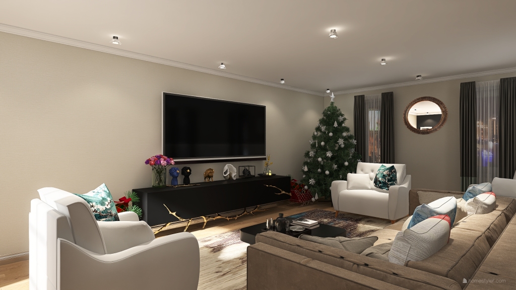 LIVING ROOM CHRONICLES 3d design renderings