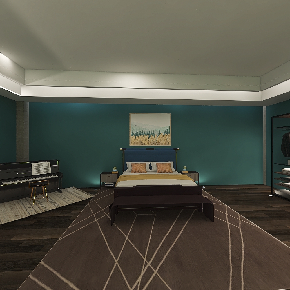 Industrial Chic loft 3d design renderings