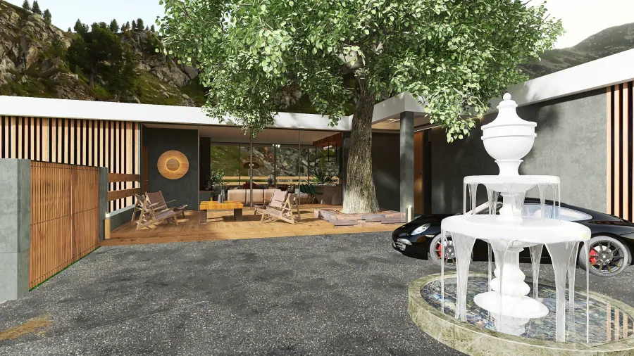 Eco-friendly house 3d design renderings
