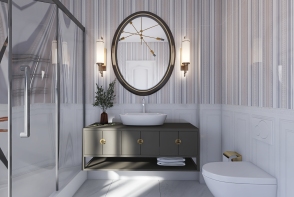 Main Bathroom / Sivas Ortak Banyo Design Rendering