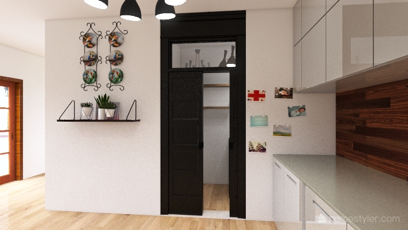 Modern Family Home Interior Design Render