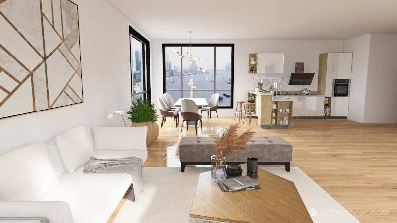 My first home 3d design renderings