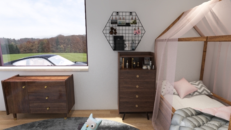 Modern Family Home Interior Design Render