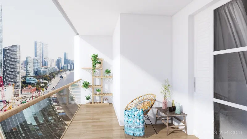apartamento kingwell 3d design renderings