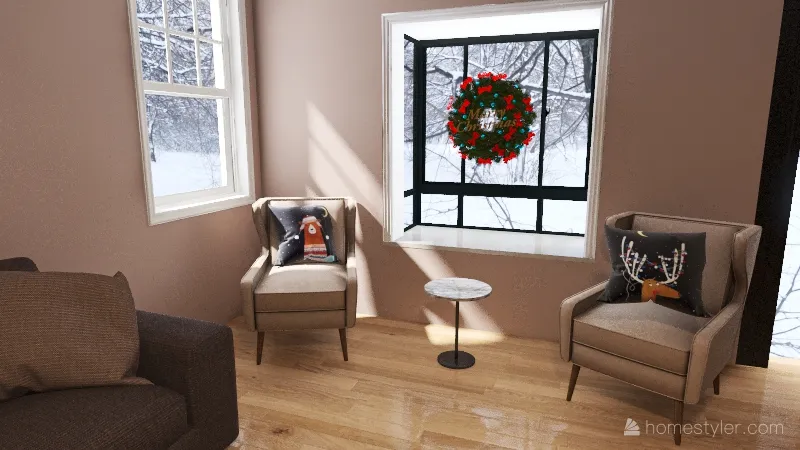 Holiday Room 3d design renderings