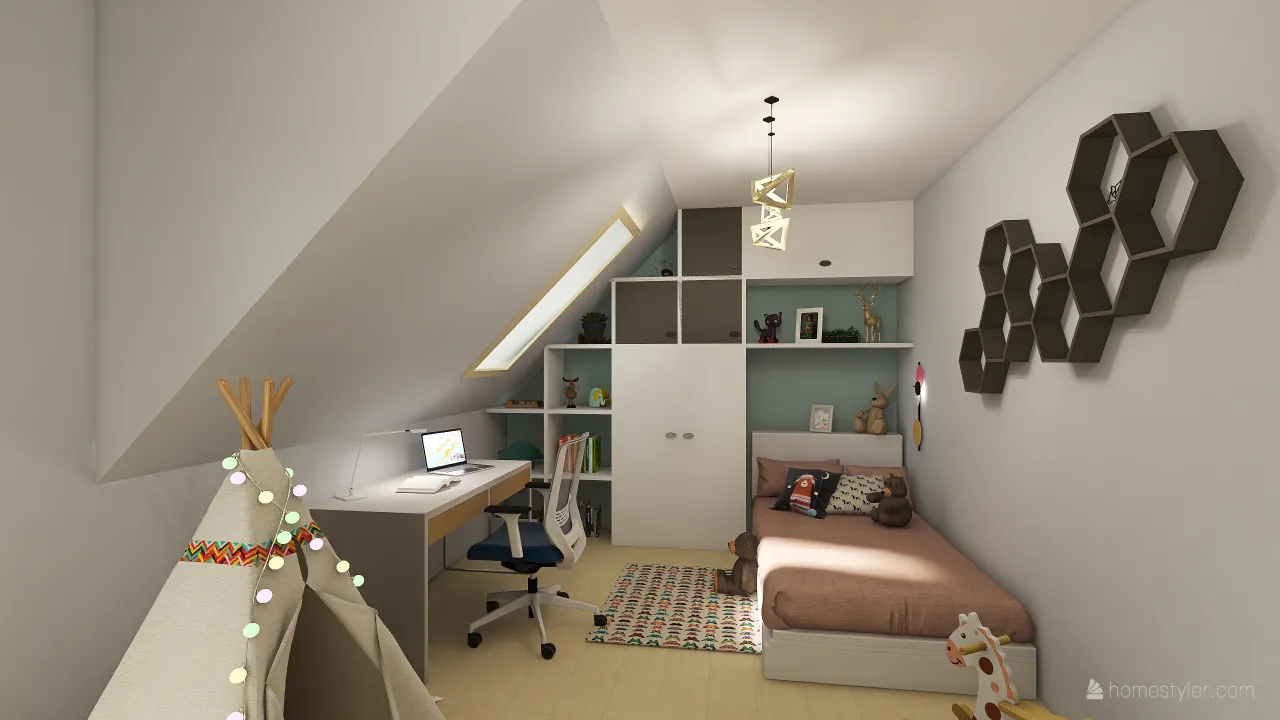 KidsRoom 3d design renderings