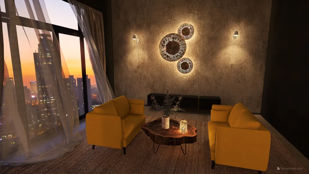 Desert in the City 3d design renderings