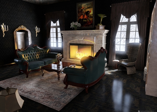 Addams Mansion Design Rendering