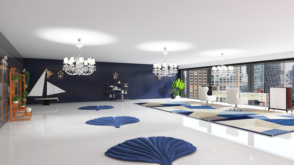 Apartamentowiec. 3d design renderings