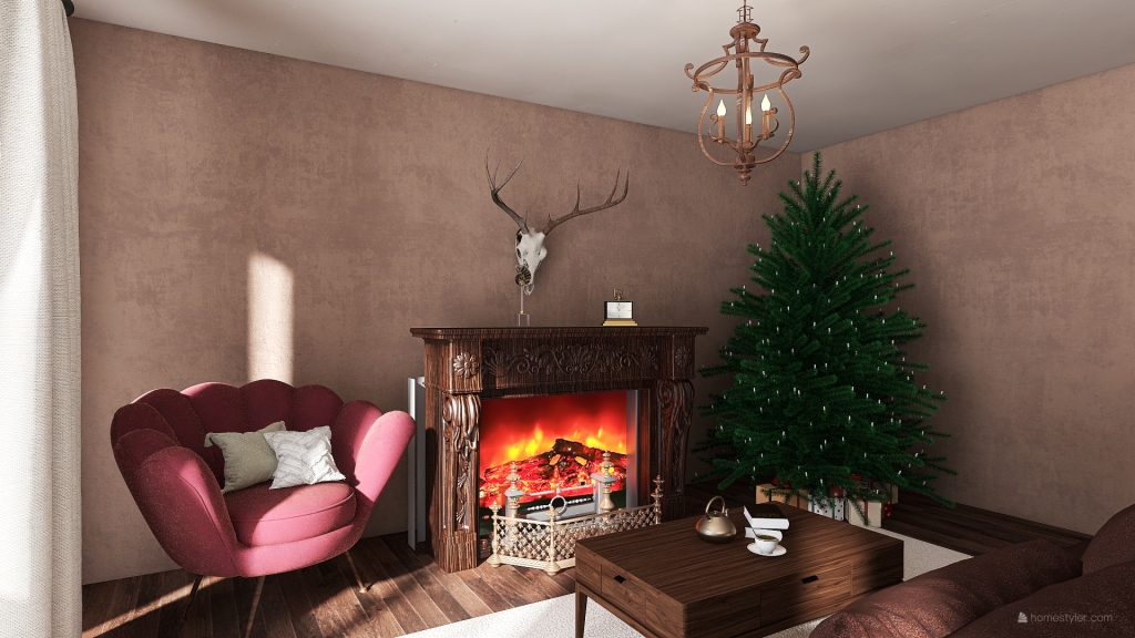 Christmassy 3d design renderings