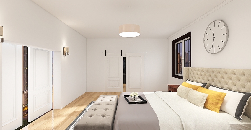 Master Bedroom Interior Design Render
