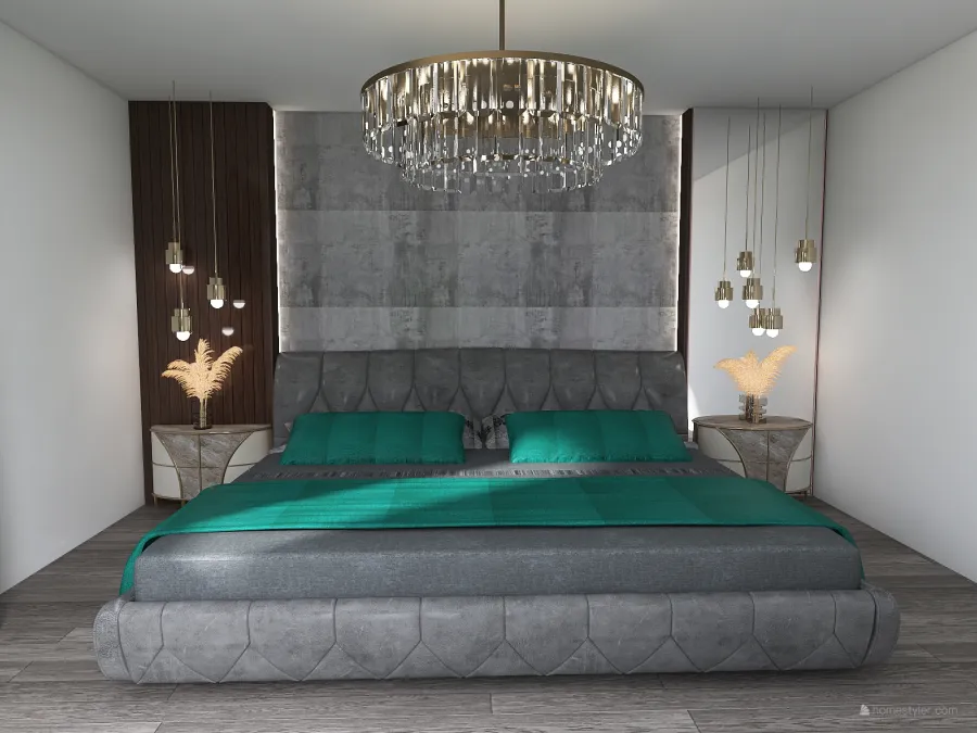 luxury bedroom 3d design renderings