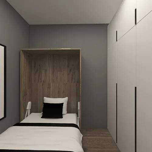 Small LA Apartment 3d design renderings