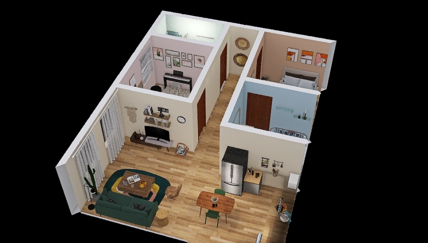 appartment project 3d design picture 77.18