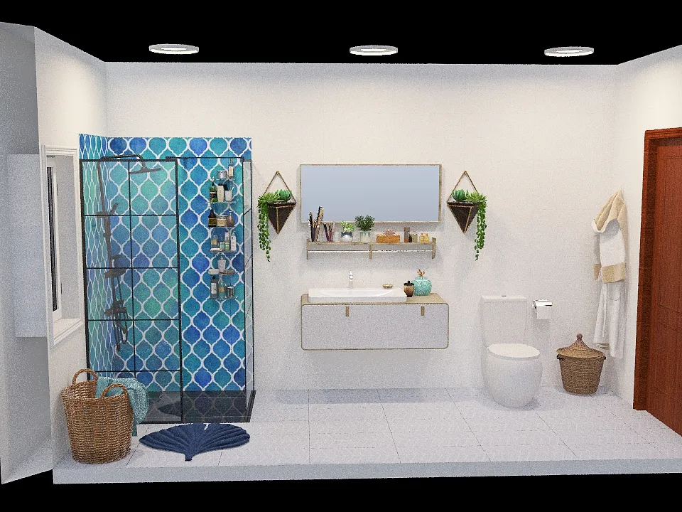 Reforma baño 1 3d design renderings