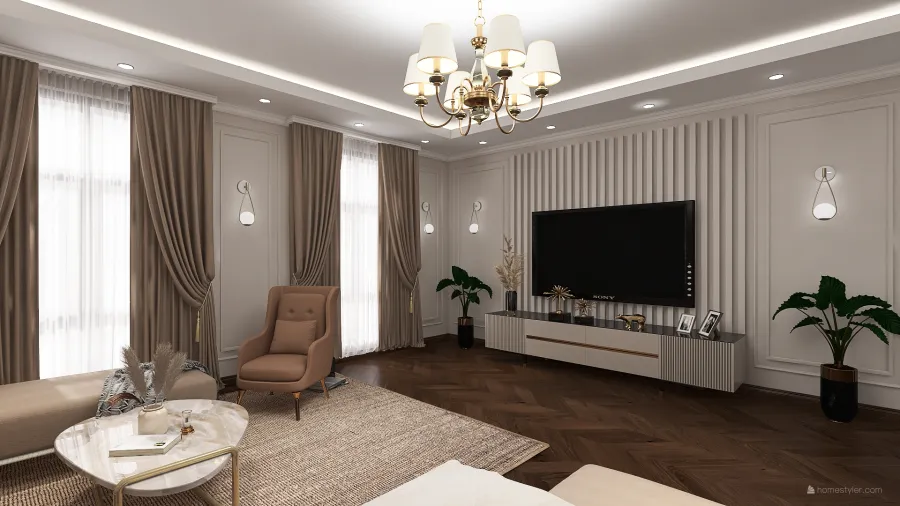 villa abha-firstfloor 3d design renderings