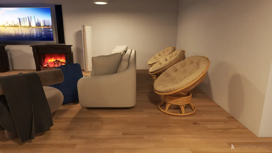 Living/Lounge Room 3d design renderings