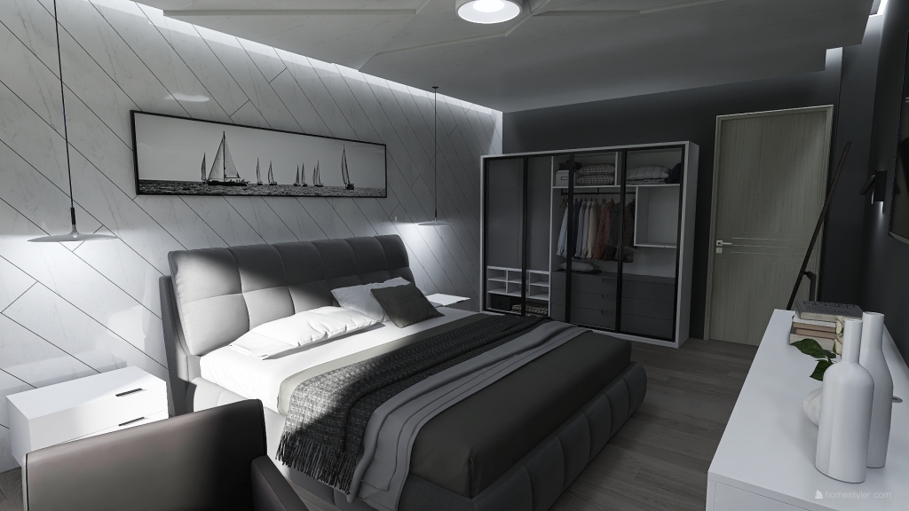 Flat Anastacia 3d design renderings
