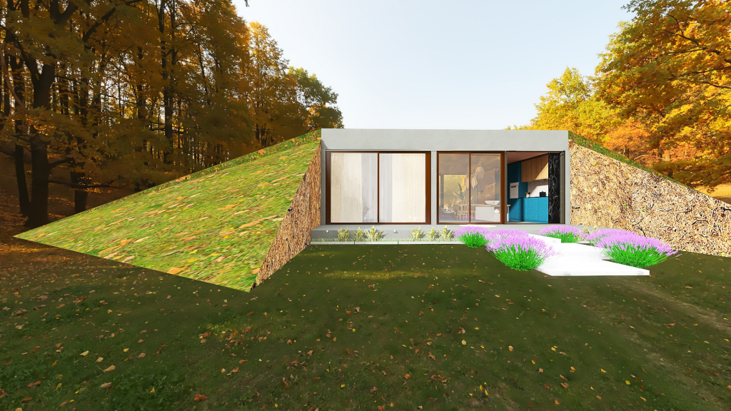 Bohemian Cottage 3d design renderings