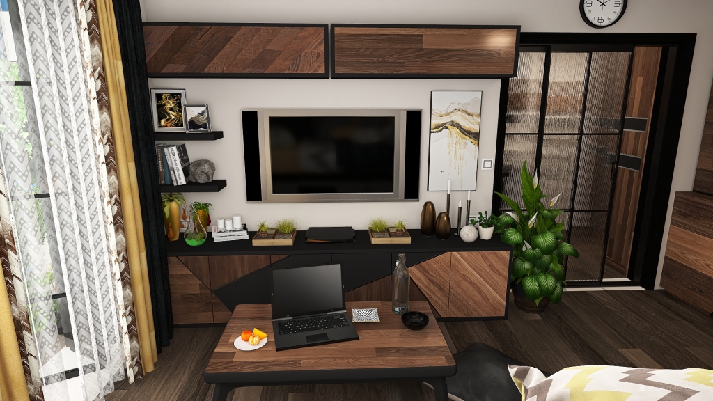 Student apartment 3d design renderings
