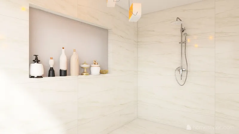 Banheiro clean 3d design renderings