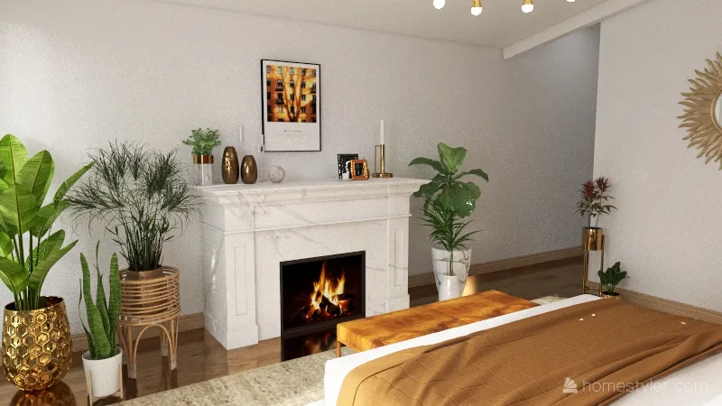 MasterBedroom 3d design renderings