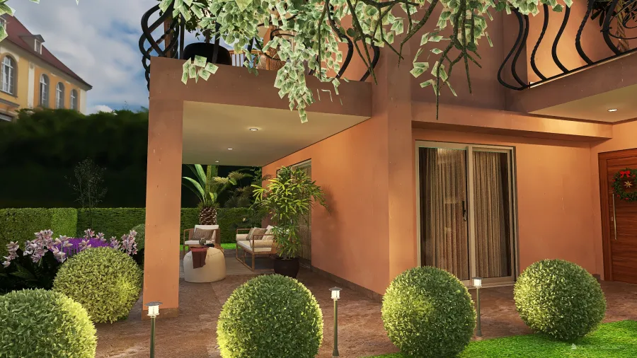 two storey luxury house 3d design renderings