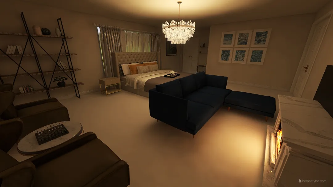 Mom Bedroom 4 3d design renderings
