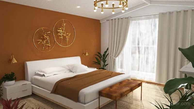 MasterBedroom 3d design renderings